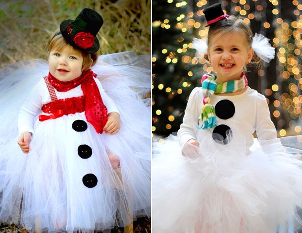 Как украсить детское платье на новогоднюю елку?